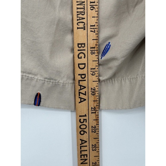 Tommy Hilfiger Mens 38 Tan All Over Surfboard Print Casual‎ Shorts (C6) - Picture 6 of 8